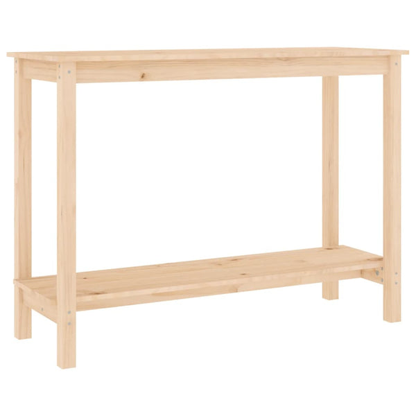 Console Table 110X40x80 Cm Solid Wood Pine Hall Tables