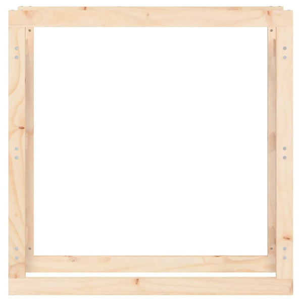 Firewood Rack 100X25x100 Cm Solid Wood Pine Fireplace & Stove Accessories