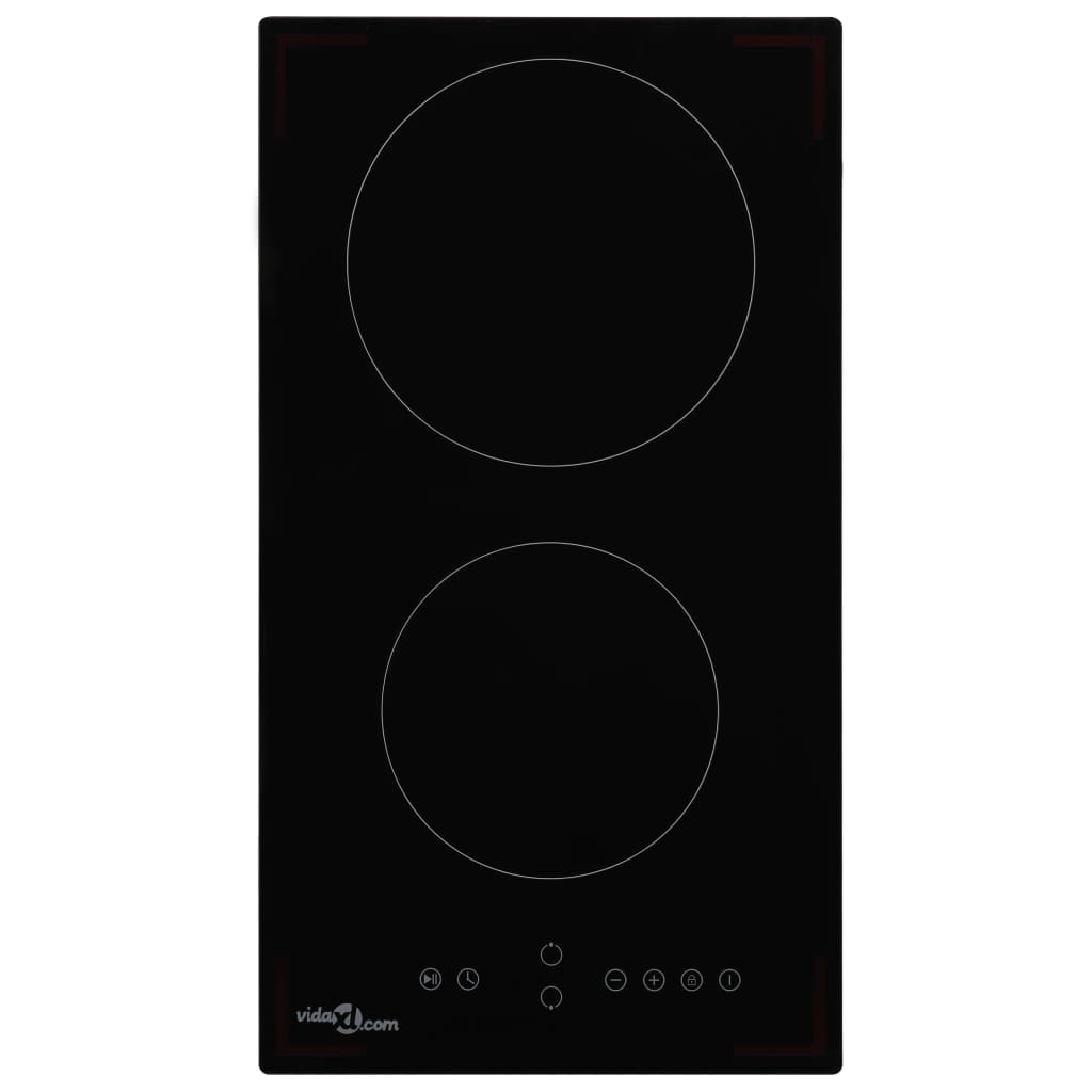 Ceramic Hob With 2 Burners Touch Control 3000 Cooktops