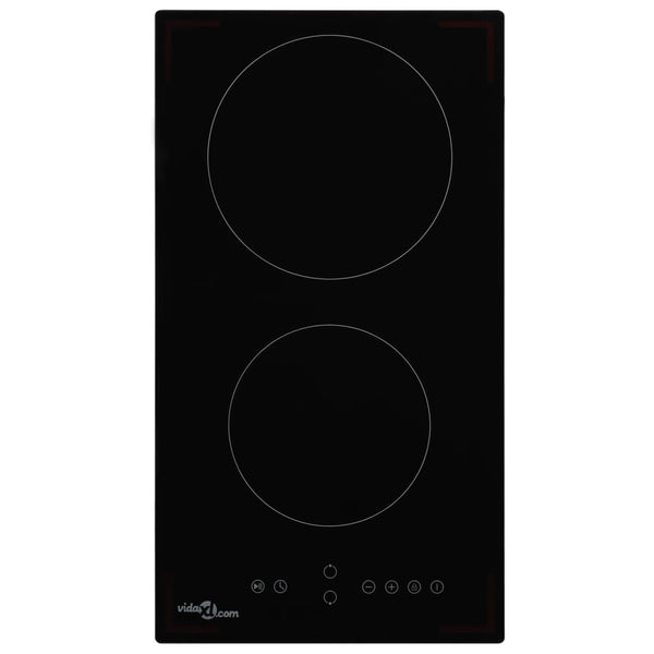 Ceramic Hob With 2 Burners Touch Control 3000 Cooktops