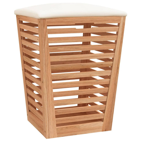 Vidaxl Bathroom Stool 40.5X40.5X56 Cm Solid Wood Walnut Benches Bar Stools