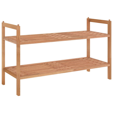 Shoe Rack 69X27x41 Cm Solid Wood Walnut Shoe Racks