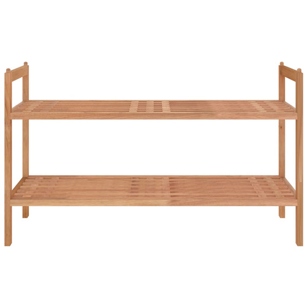 Shoe Rack 69X27x41 Cm Solid Wood Walnut Shoe Racks