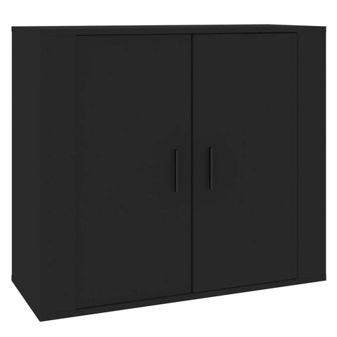 Sideboard Black 80X33x70 Cm Engineered Wood Sideboards & Buffets