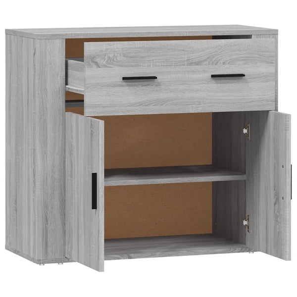 Sideboard Grey Sonoma 80X33x70 Cm Engineered Wood Sideboards & Buffets