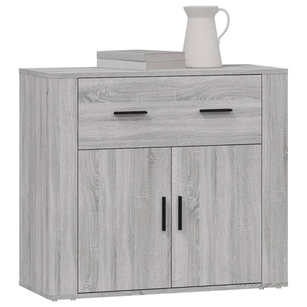 Sideboard Grey Sonoma 80X33x70 Cm Engineered Wood Sideboards & Buffets