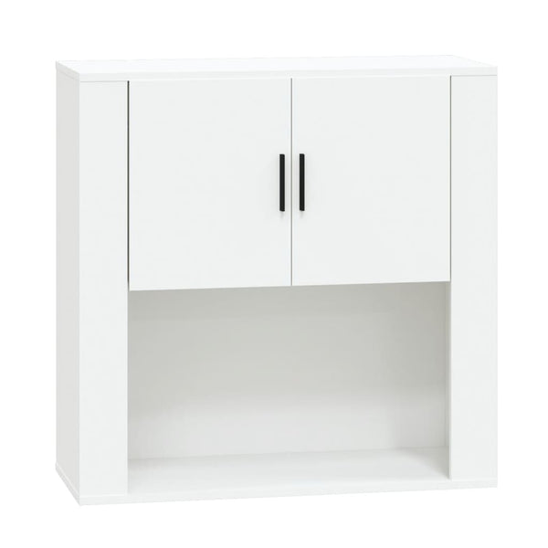 Wall Cabinet White 80X33x80 Cm Engineered Wood Cabinets & Cupboards