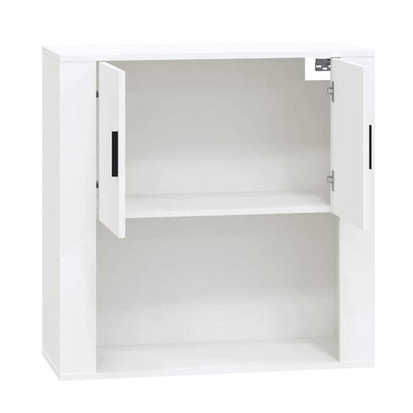Wall Cabinet White 80X33x80 Cm Engineered Wood Cabinets & Cupboards