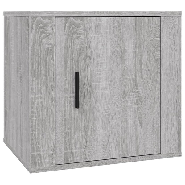 Bedside Cabinets 2 Pcs Grey Sonoma 50X39x47 Cm Bedside Tables