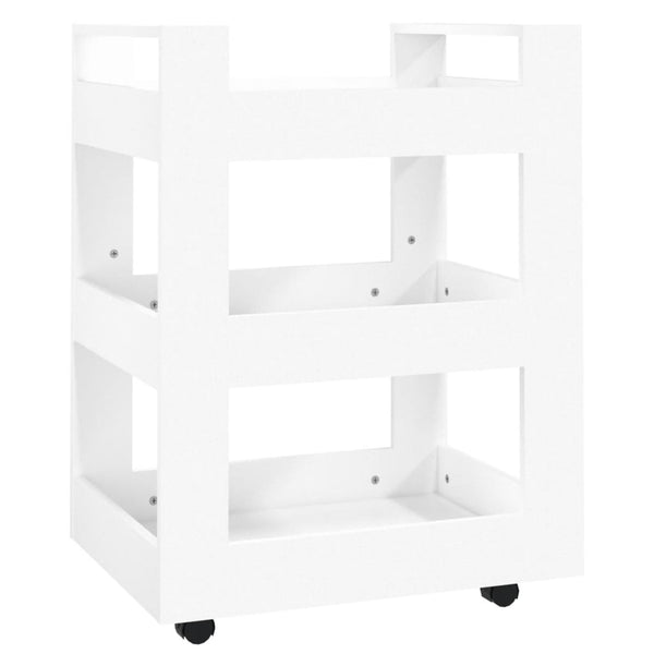 Kitchen Trolley White 60X45x80 Cm Engineered Wood Kitchen Carts