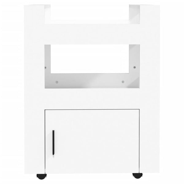 Kitchen Trolley White 60X45x80 Cm Engineered Wood Kitchen Carts