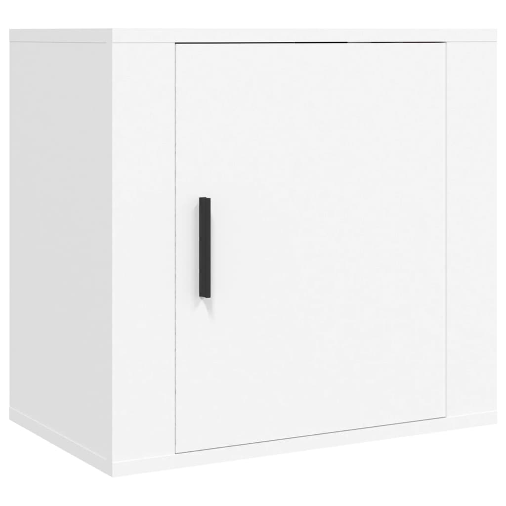 Wall Mounted Bedside Cabinet White 50X30x47 Cm Bedside Tables