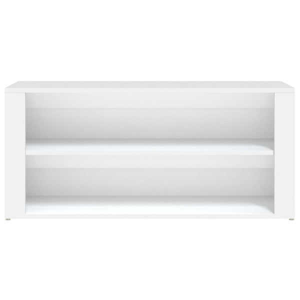 Shoe Rack White 100X35x45 Cm Engineered Wood Shoe Racks