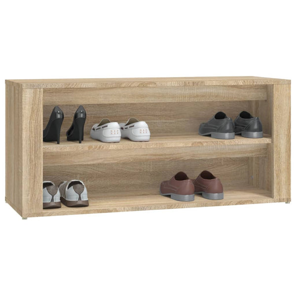 Shoe Rack Sonoma Oak 100X35x45 Cm Engineered Wood Shoe Racks