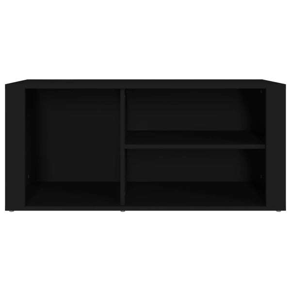 Shoe Cabinet Black 100X35x45 Cm Engineered Wood Shoe Cabinets