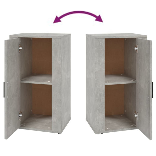 Sideboard Concrete Grey 40X33x70 Cm Engineered Wood Sideboards & Buffets