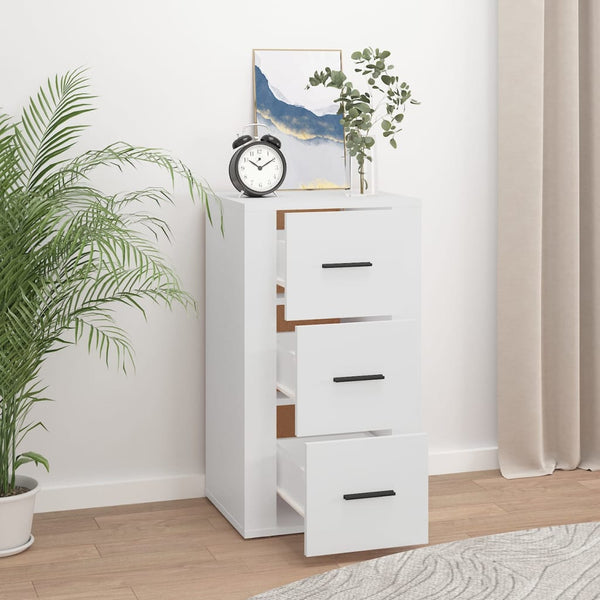 Sideboard White 40X33x70 Cm Engineered Wood Sideboards & Buffets