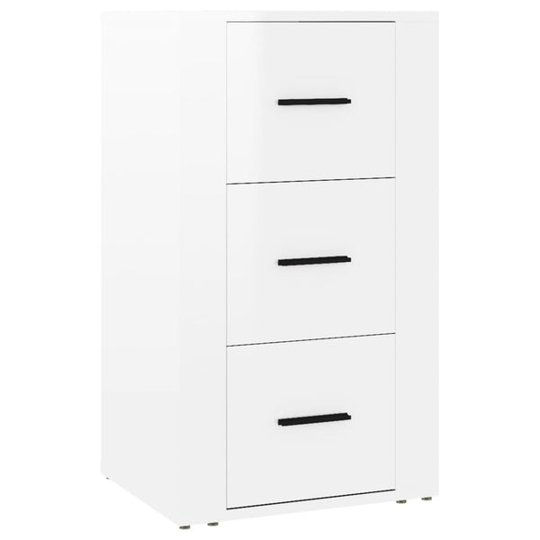 Vidaxl Sideboard High Gloss White 40X33x70 Cm Engineered Wood Sideboards & Buffets