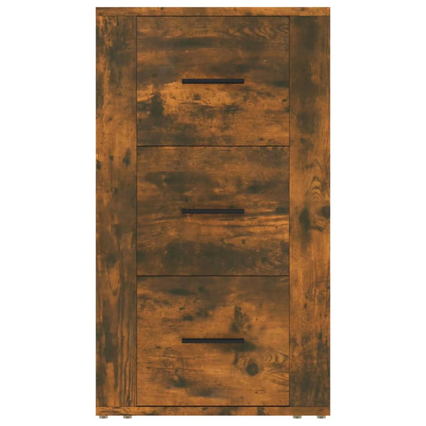 Sideboard Smoked Oak 40X33x70 Cm Engineered Wood Sideboards & Buffets