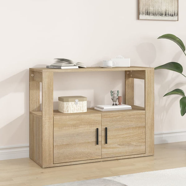 Sideboard Sonoma Oak 80X30x60 Cm Engineered Wood Sideboards & Buffets