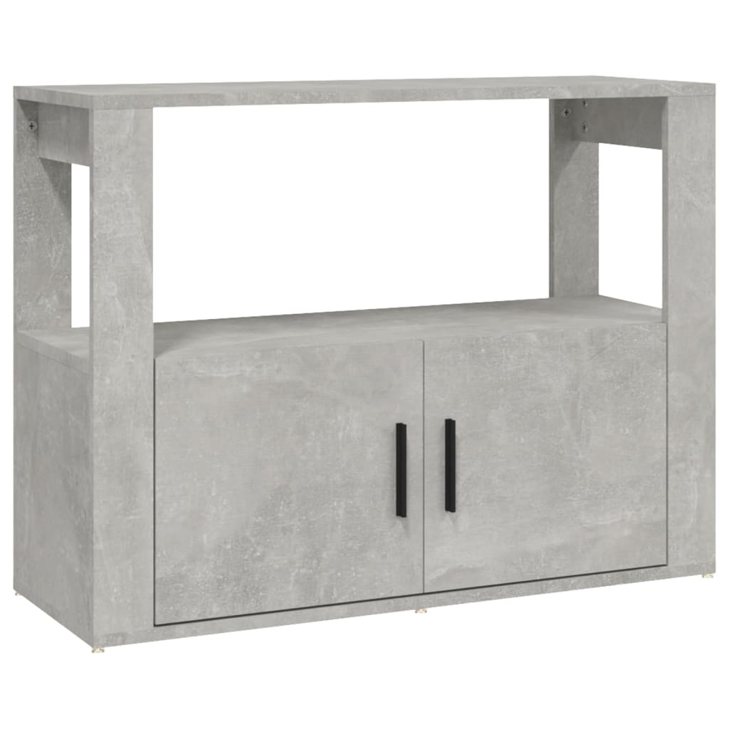 Sideboard Concrete Grey 80X30x60 Cm Engineered Wood Sideboards & Buffets