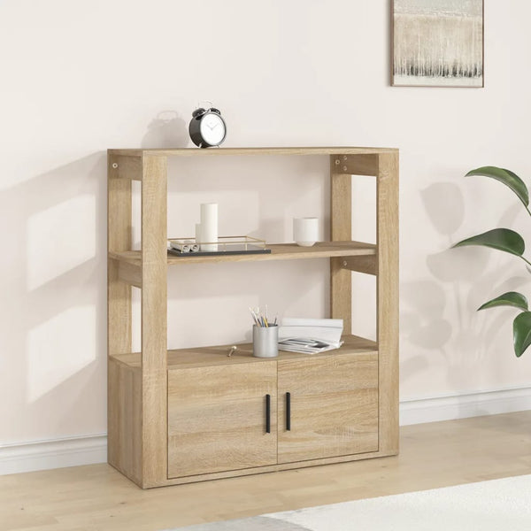 Sideboard Sonoma Oak 80X30x90 Cm Engineered Wood Sideboards & Buffets