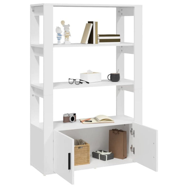 Sideboards & Buffets Sideboard White 80X30x119.5 Cm Engineered Wood