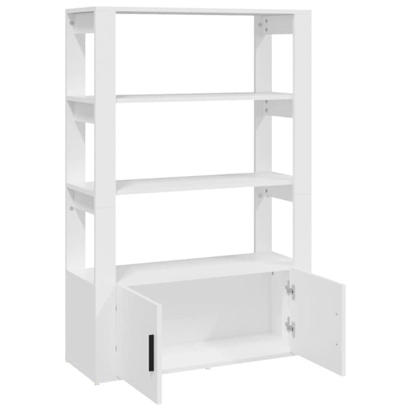 Sideboards & Buffets Sideboard White 80X30x119.5 Cm Engineered Wood