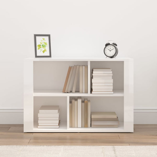 Sideboard High Gloss White 80X30x54 Cm Engineered Wood Sideboards & Buffets