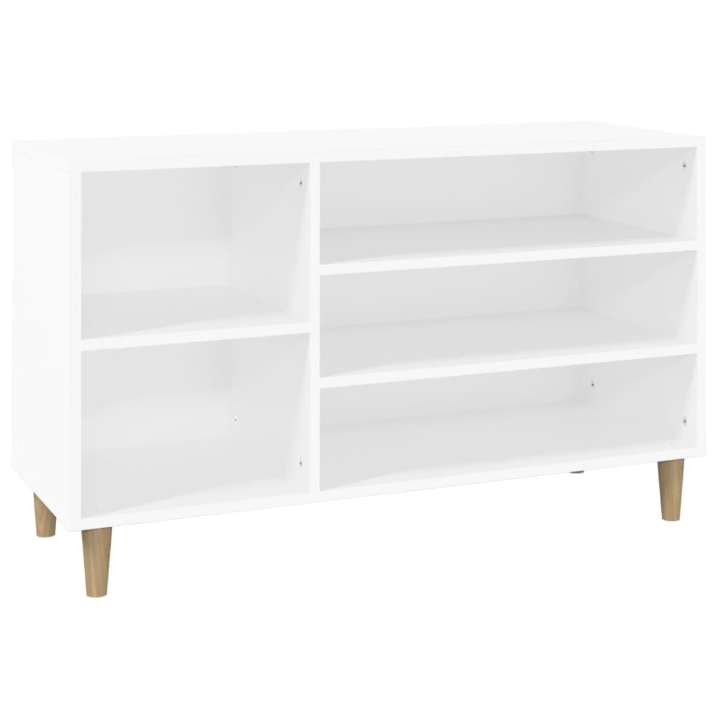 Shoe Cabinet White 102X36x60 Cm Engineered Wood Shoe Cabinets