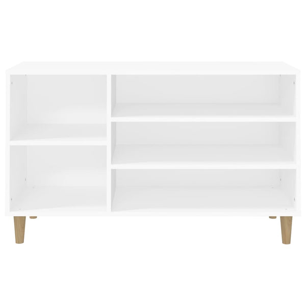 Shoe Cabinet White 102X36x60 Cm Engineered Wood Shoe Cabinets