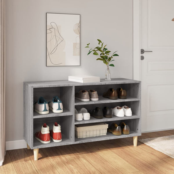 Shoe Cabinet Grey Sonoma 102X36x60 Cm Engineered Wood Shoe Cabinets