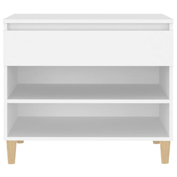 Shoe Cabinets Shoe Cabinet White 70X36x60 Cm Engineered Wood