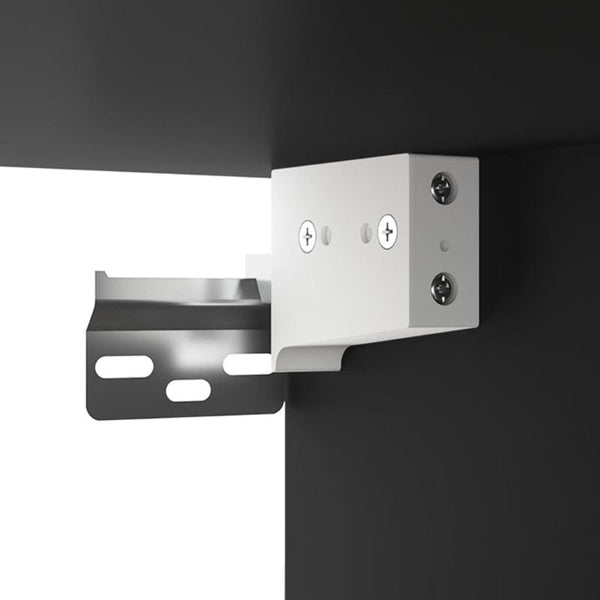 Shoe Cabinets Wall Shoe Cabinet Black 100X35x38 Cm Engineered Wood