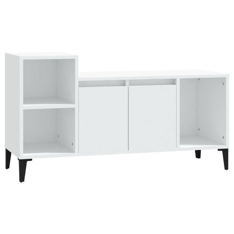 Tv Cabinet White 100X35x55 Cm Engineered Wood Tv Stands & Entertainment Units