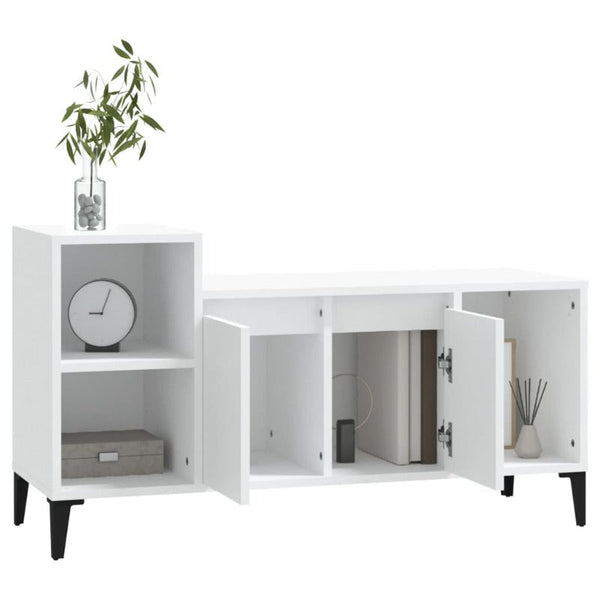 TV Stands & Entertainment Units Tv Cabinet White 100X35x55 Cm Engineered Wood