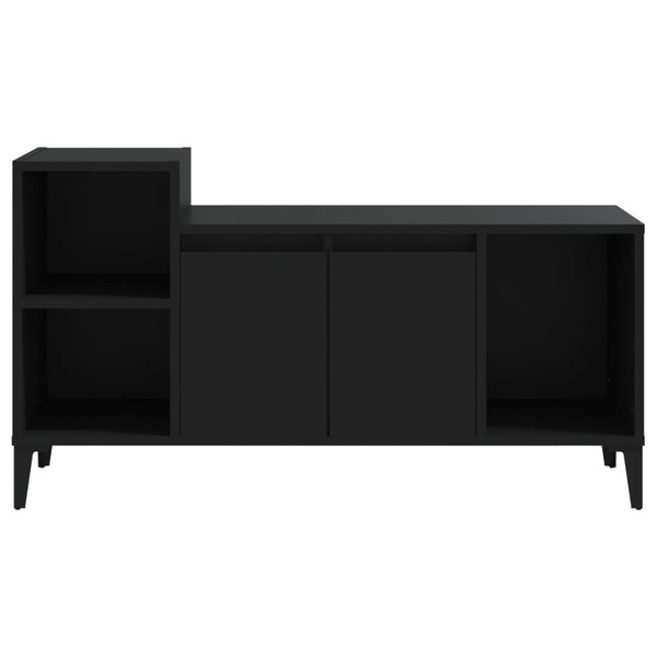Tv Cabinet Black 100X35x55 Cm Engineered Wood Tv Stands & Entertainment Units