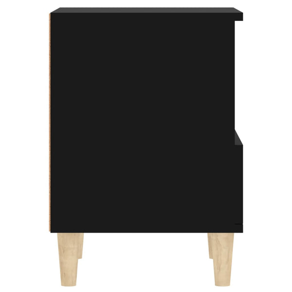 Bedside Cabinets 2 Pcs Black 40X35x50 Cm Bedside Tables