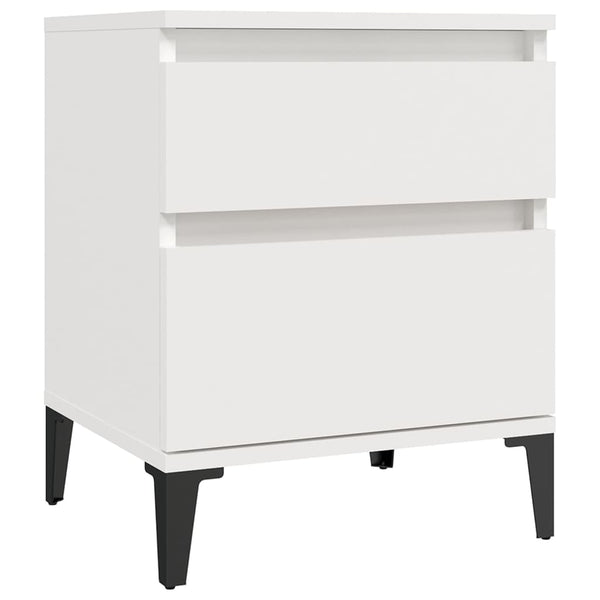 Bedside Cabinet White 40X35x50 Cm Bedside Tables