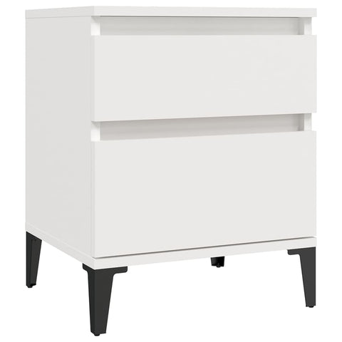 Bedside Cabinet White 40X35x50 Cm Bedside Tables