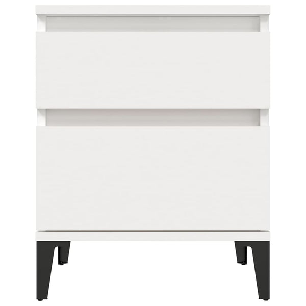 Bedside Cabinet White 40X35x50 Cm Bedside Tables