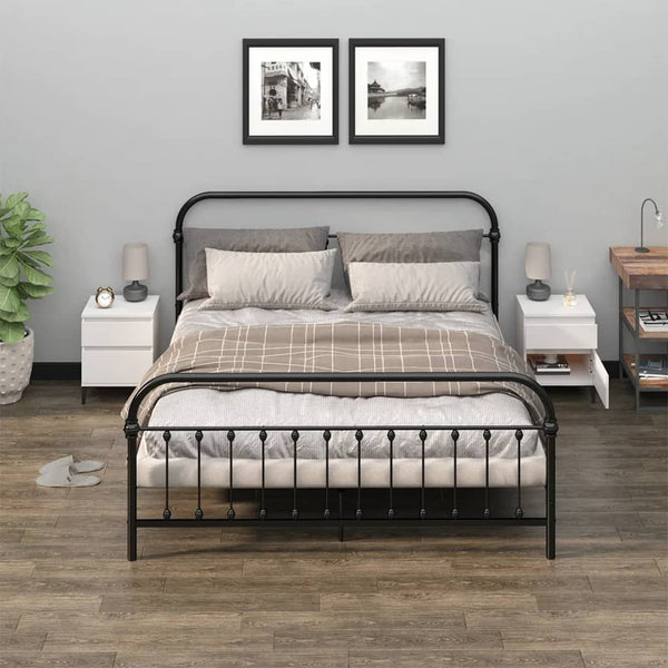 Bedside Cabinets 2 Pcs White 40X35x50 Cm Bedside Tables