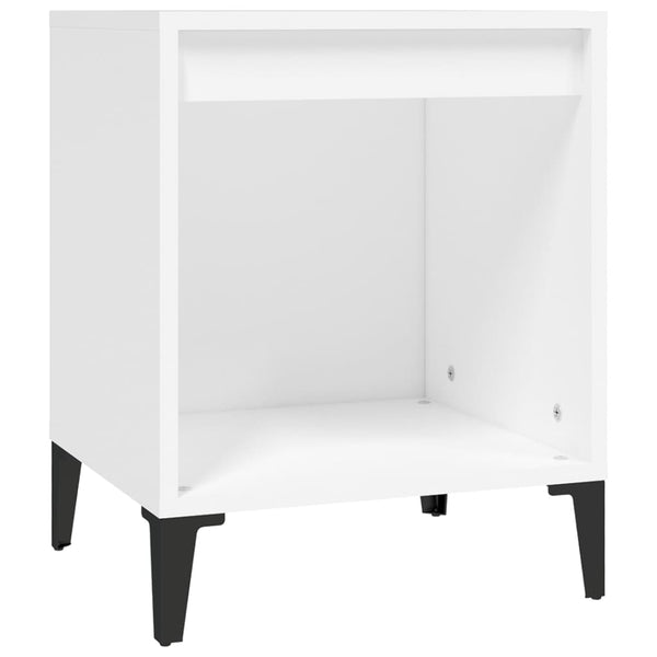 Bedside Cabinet White 40X35x50 Cm Bedside Tables