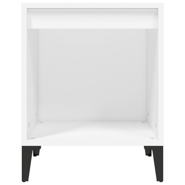 Bedside Cabinet White 40X35x50 Cm Bedside Tables