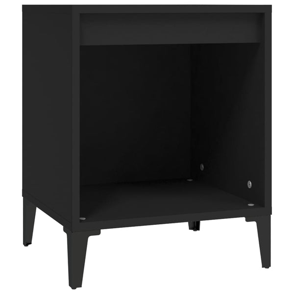 Bedside Cabinet Black 40X35x50 Cm Bedside Tables
