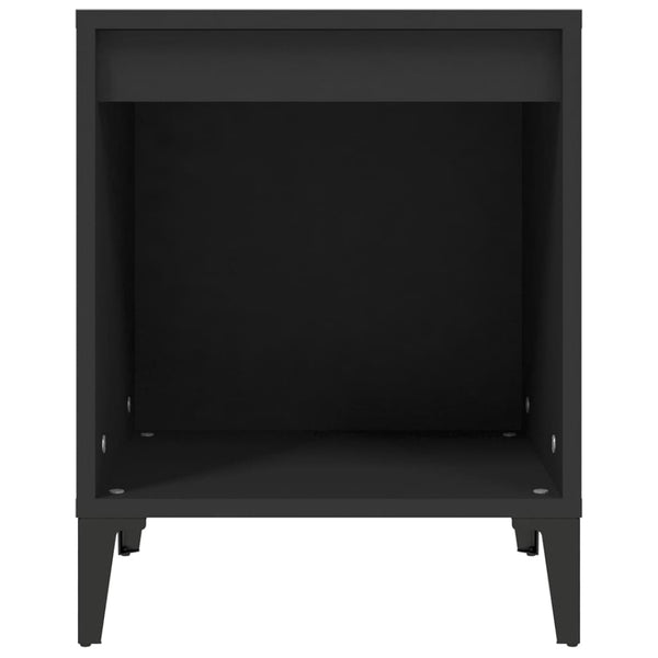 Bedside Cabinet Black 40X35x50 Cm Bedside Tables