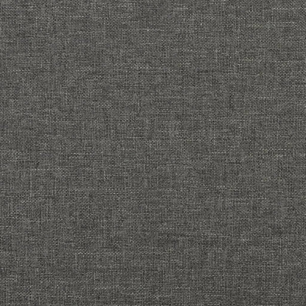 Box Spring Bed Frame Dark Grey 152X203 Cm Queen Fabric