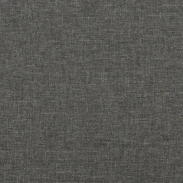 Box Spring Bed Frame Dark Grey 107X203 Cm King Single Fabric