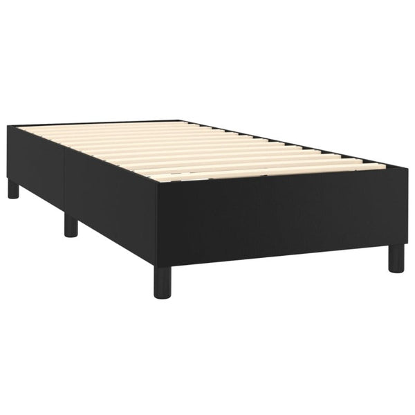 Faux Leather Bed Frame King Single Size Durable Plywood Slats Furniture King Single Bed Frames