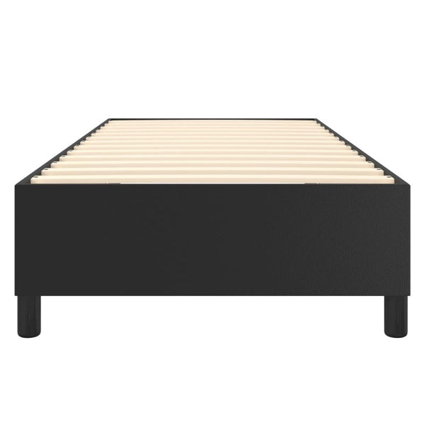 Faux Leather Bed Frame King Single Size Durable Plywood Slats Furniture King Single Bed Frames